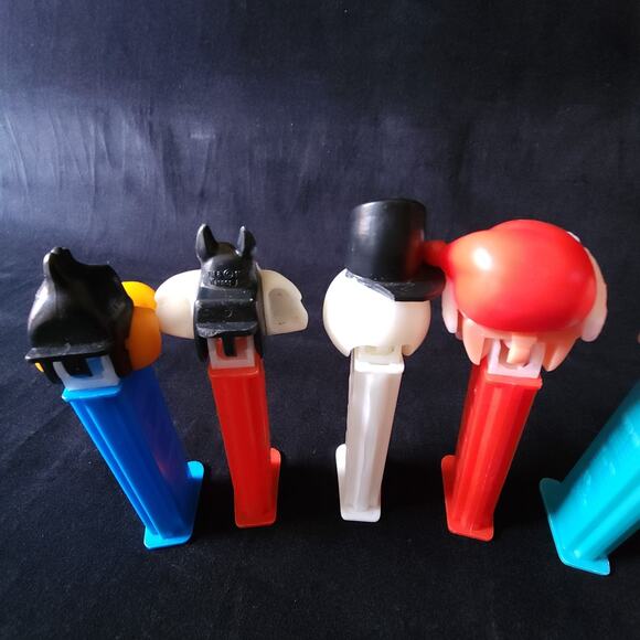 Lot of 10 Many Rare Vintage Footed PEZ Dispensers Collection Santa Flintstones - Picture 9 of 10